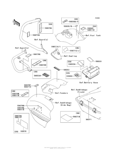 VN1700 Лейбл предостережения