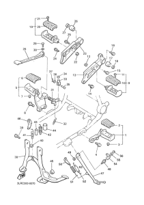 VMX12 Stand. footrest