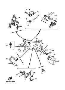 RZ50 Электрические детали