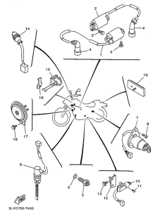 XV250S Электрика 2