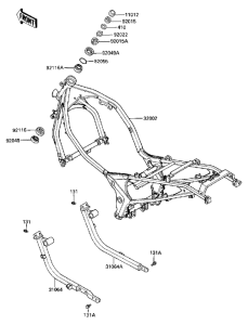 ZX600 Frame comp