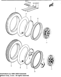 KZ650 Колеса,покрышки