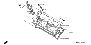  Крышка головки цилиндров