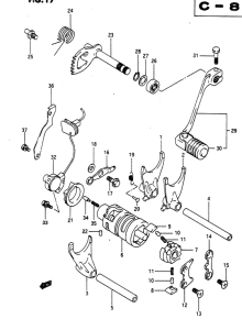 DR650 Переключение передач