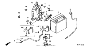 ST1100 Аккумулятор