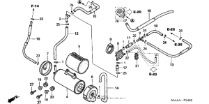 VT1100C Evap canister (ac)
