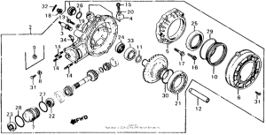 CX500 Редуктор