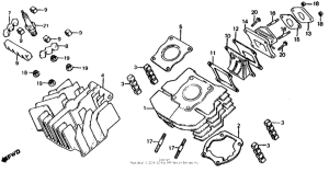 MB5 Цилиндр и головка цилиндра