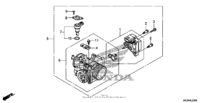 VT750RS Корпус Дросселя