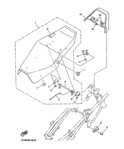 TZR50 Сиденье