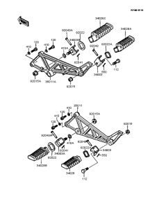 AR125S Подножки