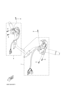 VP300 Handle switch & lever