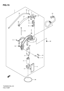 TU250 Топливный насос