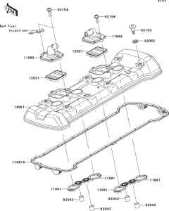 ZR1000 Крышка головки цилиндров