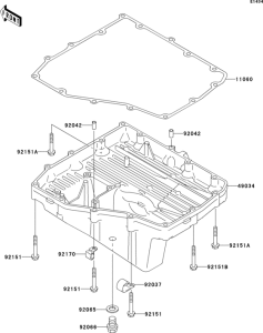 ZX1200 Маслянный поддон