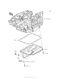 ZX1000 Маслянный поддон