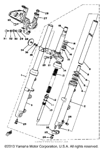 XS360C Передняя вилка