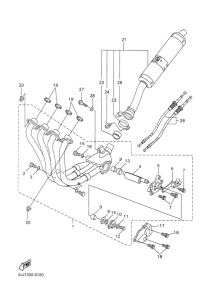 YZF-R1 Выхлопная система