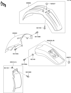 KLX300R Крылья