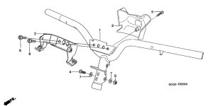 SGX50S Handle pipe / handle cover