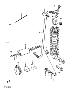 RM80 Задние амортизаторы