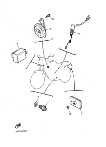 SRX400 Электрические детали