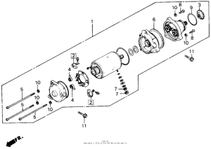 GL1200I Стартер