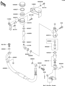  Задний торм цилиндр