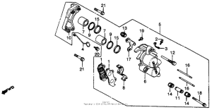 CB750 Cb750k front brake caliper 1 82