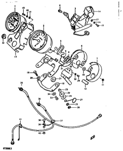 GT200 Спидометр-тахометр
