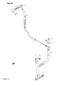 DR650 Передние тормозные трубки