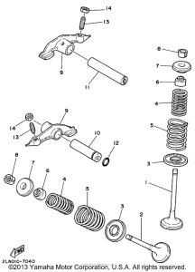 XT225K Клапана