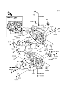 BJ250 Картер двигателя