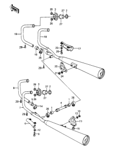KZ1000 Глушитель