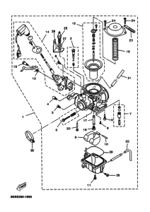 YP125E Carburetor assy