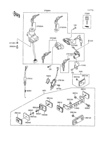 ZX500 Ignition switch(1 / 2)