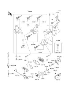 ZX600 Замок зажикания