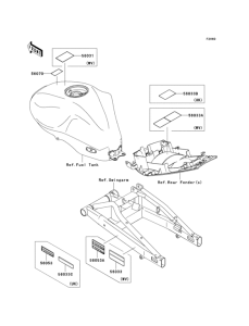 EX650 Лейбл предостережения