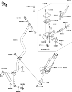 EX300 Главный тормозной цилиндр