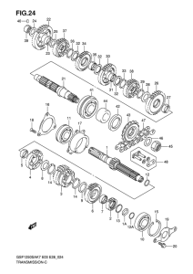 GSF1250S Трансмиссия