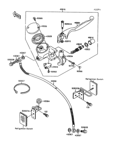 VN1500 Главный тормозной цилиндр