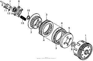 XL125 Сцепление