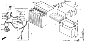 CH125 Аккумулятор