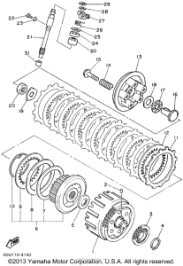 XJ600SFC Сцепление