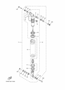 YZ125 Задняя подвеска