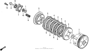 XR200 Сцепление