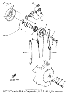 BW350U Цепь механизма газораспределения