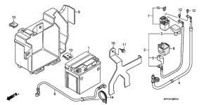XL125V Аккумулятор