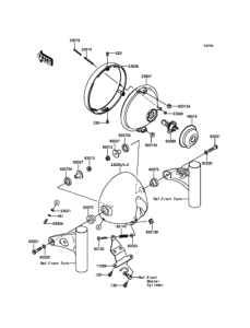 BJ250LFFA ヘッドライト