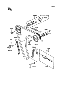 KL600 Распред вал